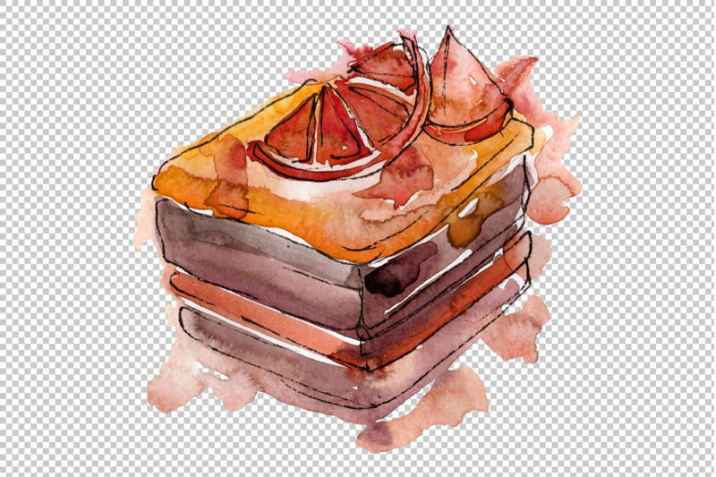 sweet-yummy-cake-watercolor-png