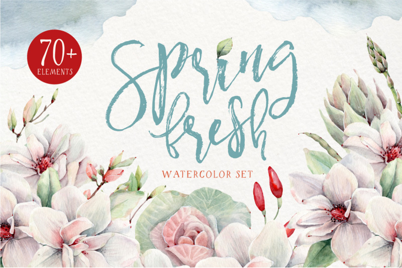spring-fresh-watercolor-set