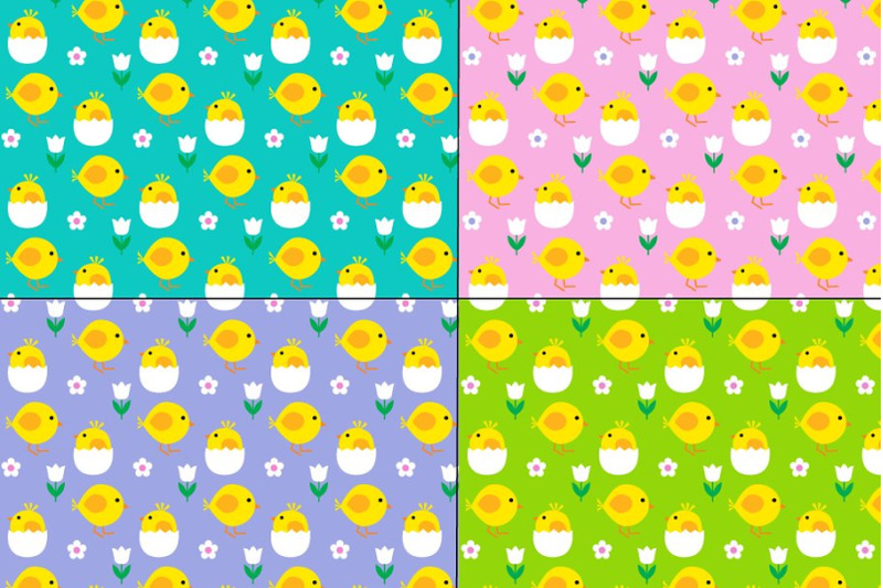 easter-eggs-amp-seamless-patterns