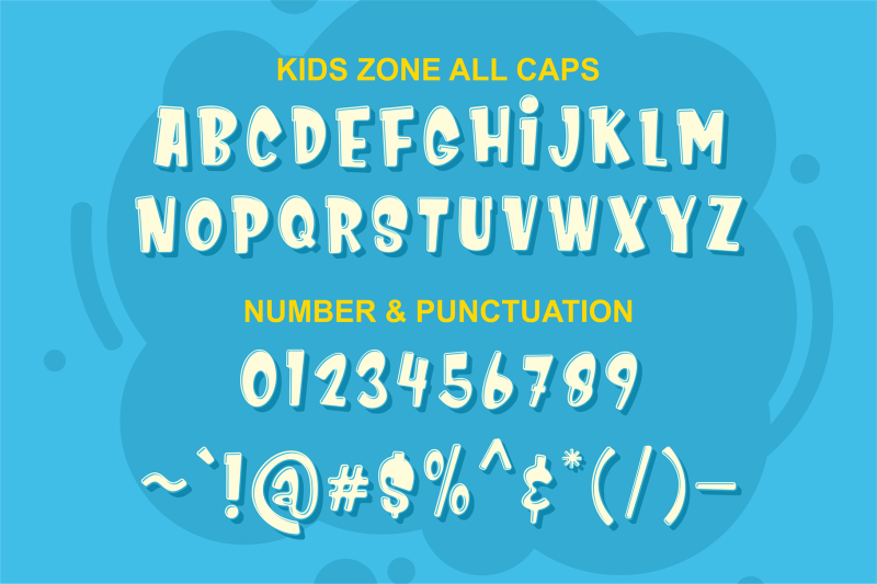 kids-zone-layered-font
