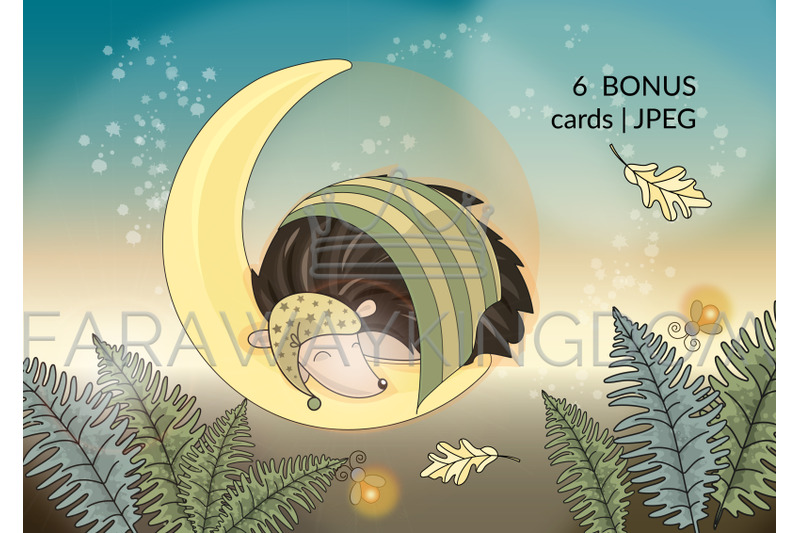 sleeping-animals-forest-cartoon-vector-illustration-set-for-print