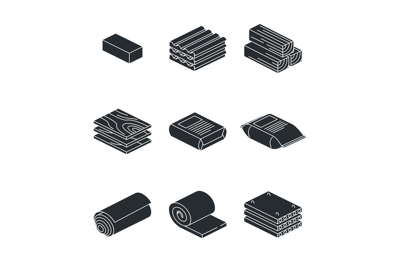 building-and-contruction-materials-icons-set-on-white-background