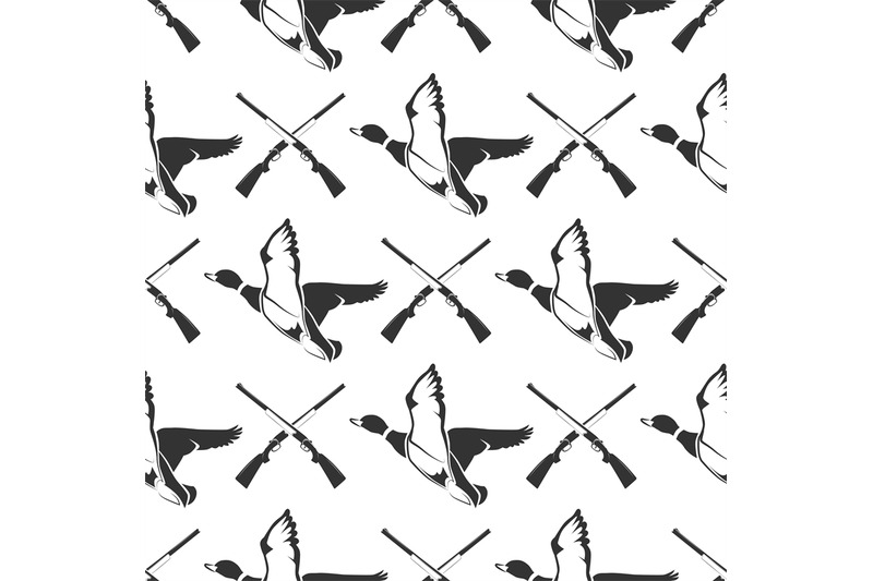 hunting-seamless-pattern-with-guns-and-ducks