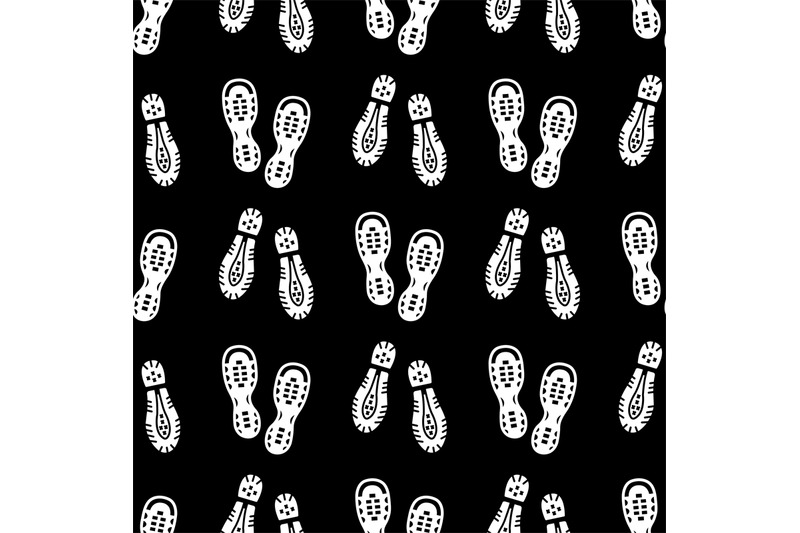 white-footprints-seamless-pattern-sport-shoe