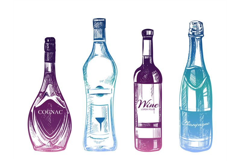 colorful-hand-drawn-alcohol-drinks-isolated-on-white-background