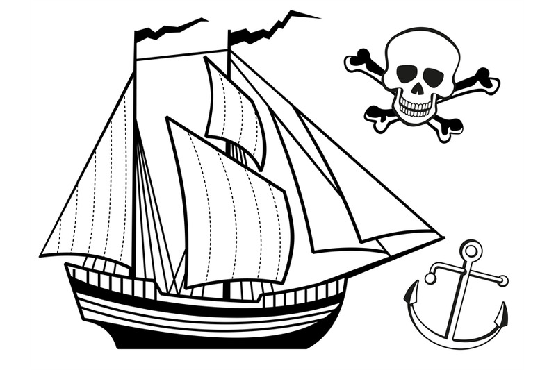 ship-anchor-and-human-skull