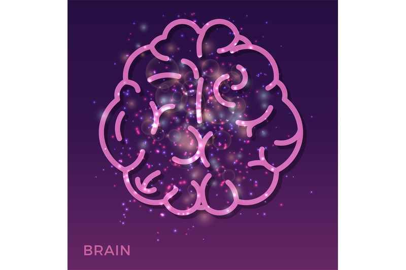 abstract-creative-brain-background-colorful-brain-icon-with-shining