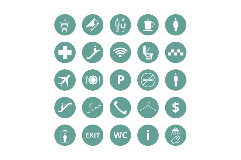 public-place-navigation-vector-icons-toilet-restaurant-and-elevator