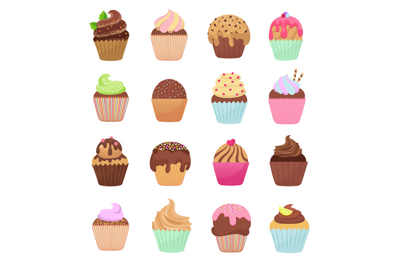 delicious-cupcakes-and-muffins-vector-cartoon-set