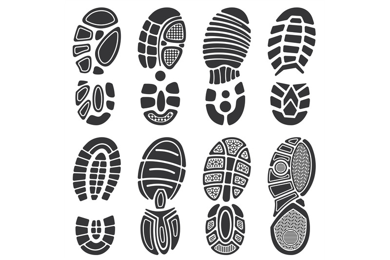 running-sport-shoes-vector-footprint-set