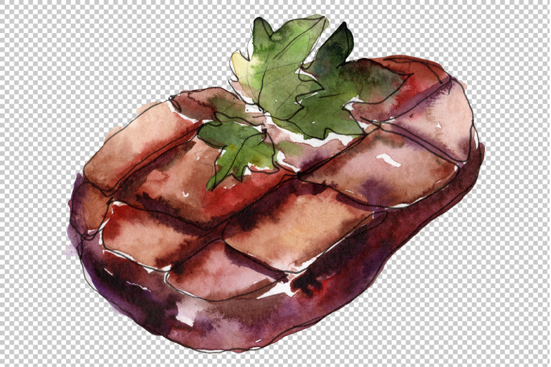 steak-watercolor-png