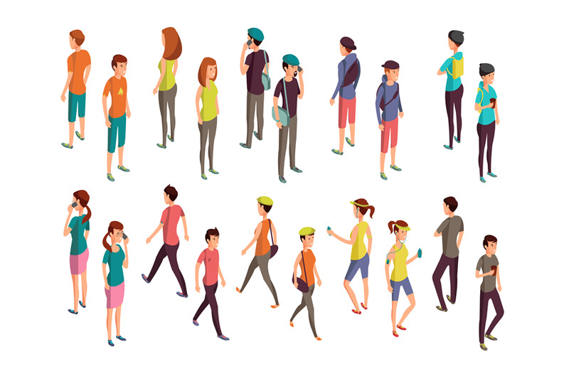isometric-3d-people-young-casual-persons-vector-set