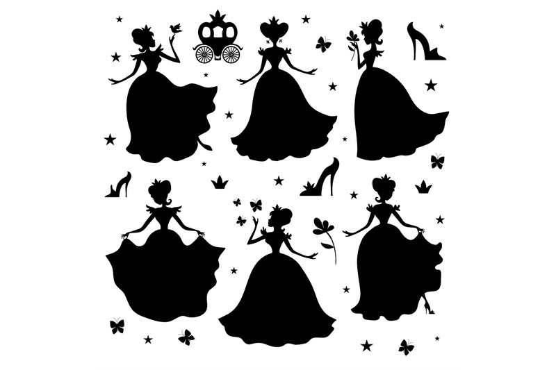 little-princess-vector-silhouettes
