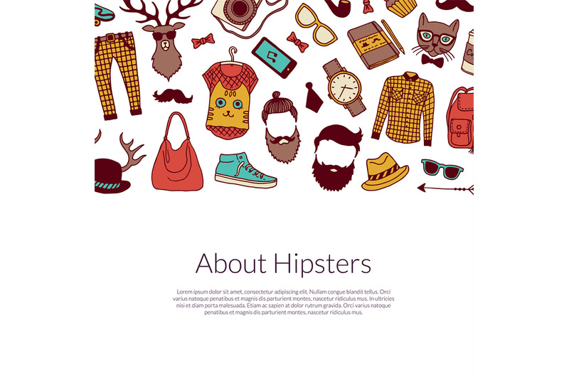 vector-hipster-doodle-icons-background-with-place-for-text-illustration