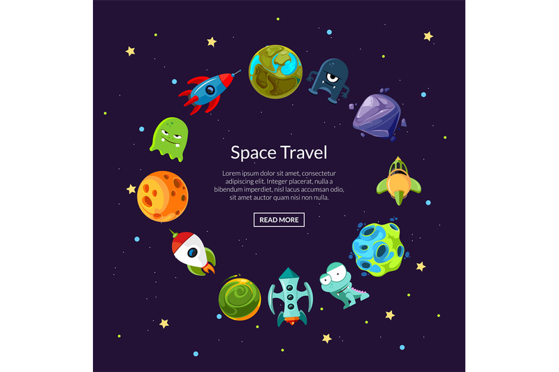 vector-cartoon-space-planets-and-ships