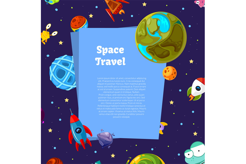 vector-background-with-place-for-text-with-cartoon-space-planets-and-s