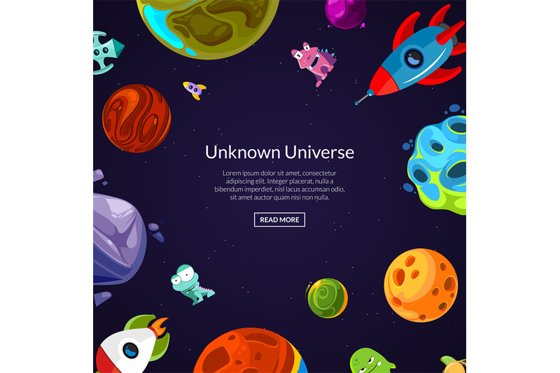 vector-background-with-place-for-text-with-cartoon-space-planets-and-s