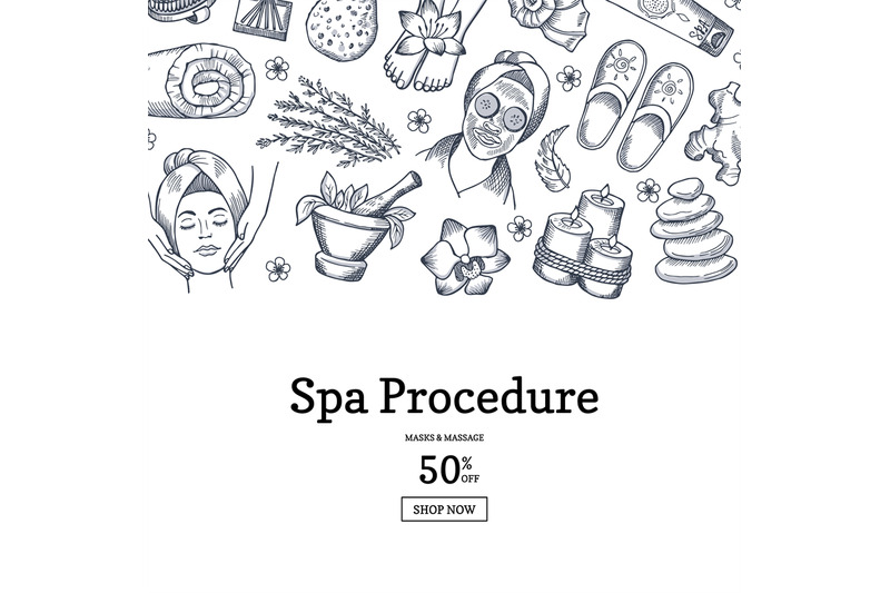 vector-hand-drawn-spa-elements-background