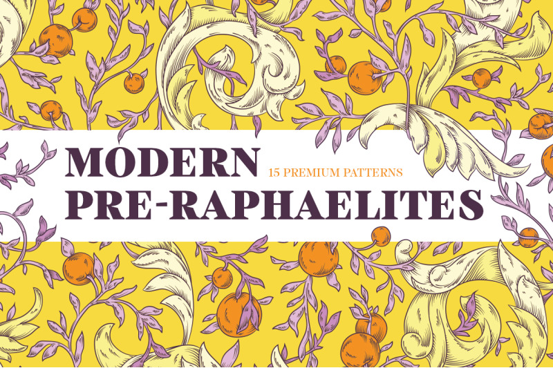 modern-pre-raphaelites-patterns