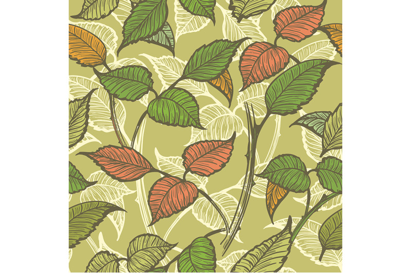 retro-leaves-seamless-pattern
