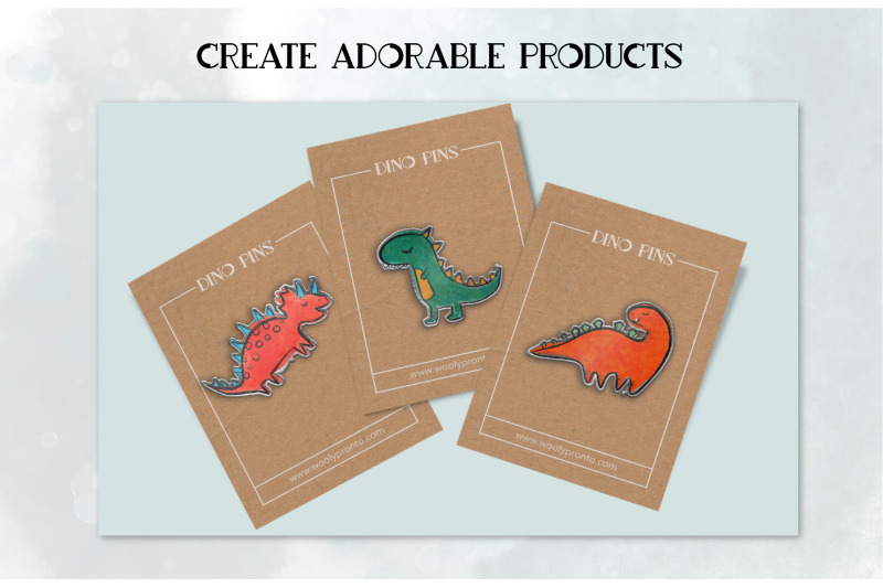 Roarsome dinosaurs printable digital clipart set -  Portugal