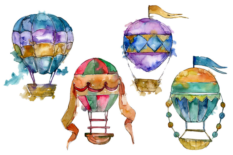 balloons-watercolor-png