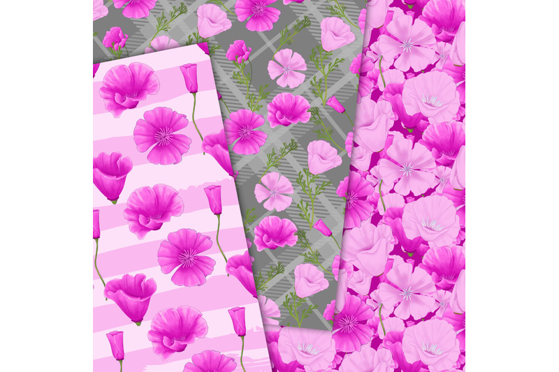 pink-poppy-digital-paper