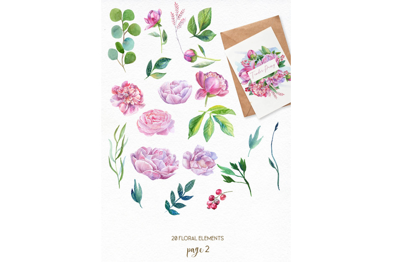 watercolor-peonies-floral-bouquets-clipart