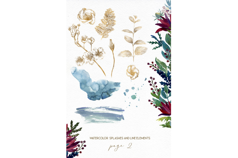 watercolor-anemone-wedding-floral-bouquets
