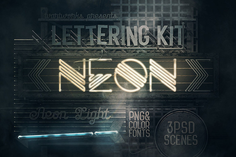 neon-light-lettering-kit
