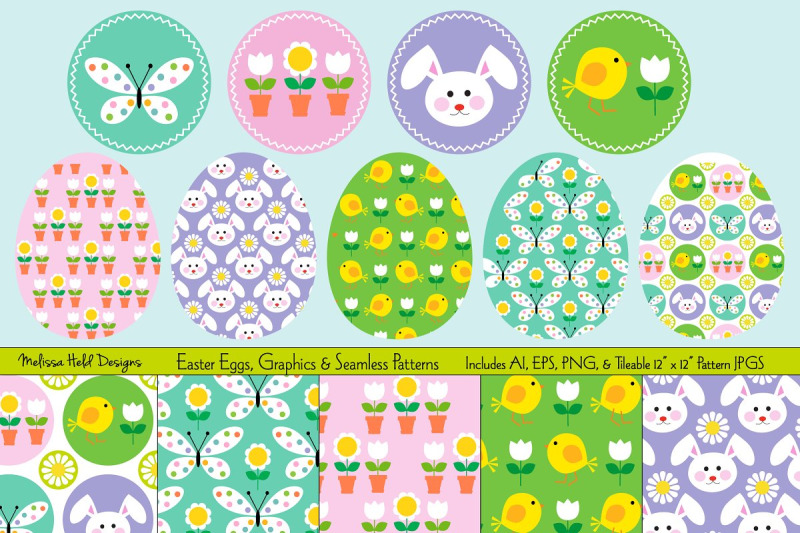 easter-eggs-graphics-amp-seamless-patterns