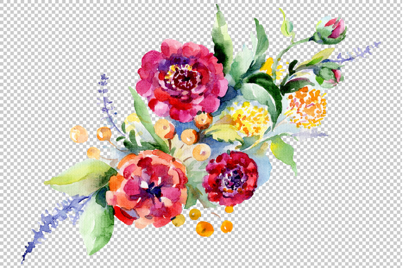bouquet-romantic-watercolor-png