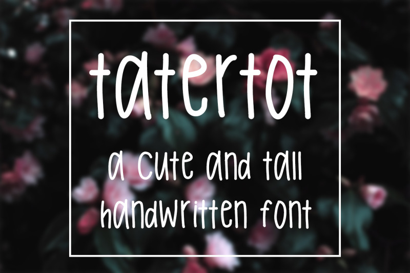 tatertot-handwritten-font