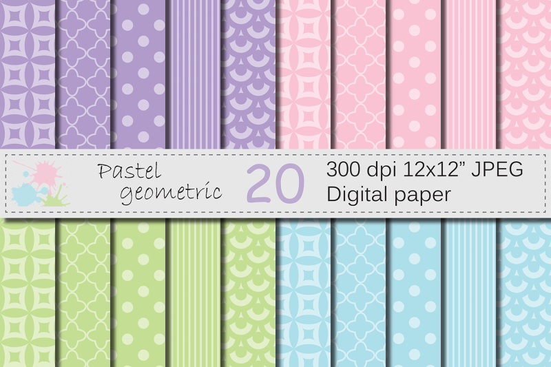 pastel-pink-purple-blue-green-geometric-digital-papers
