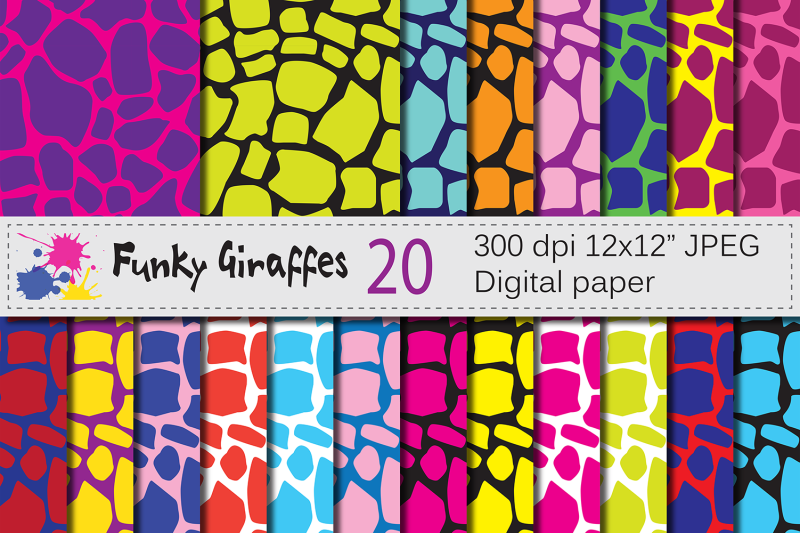 bright-giraffe-digital-papers-giraffe-pattern-backgrounds