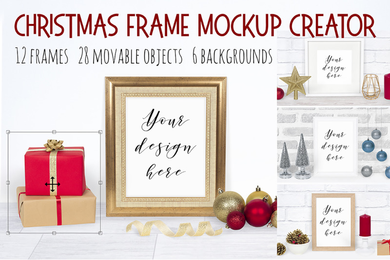 Download Frame Mockup Creator Bundle By Doodle and Stitch | TheHungryJPEG.com