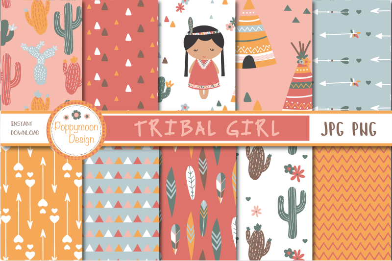 tribal-girl-papers