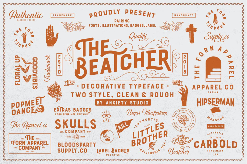 the-beatcher-typeface-extras