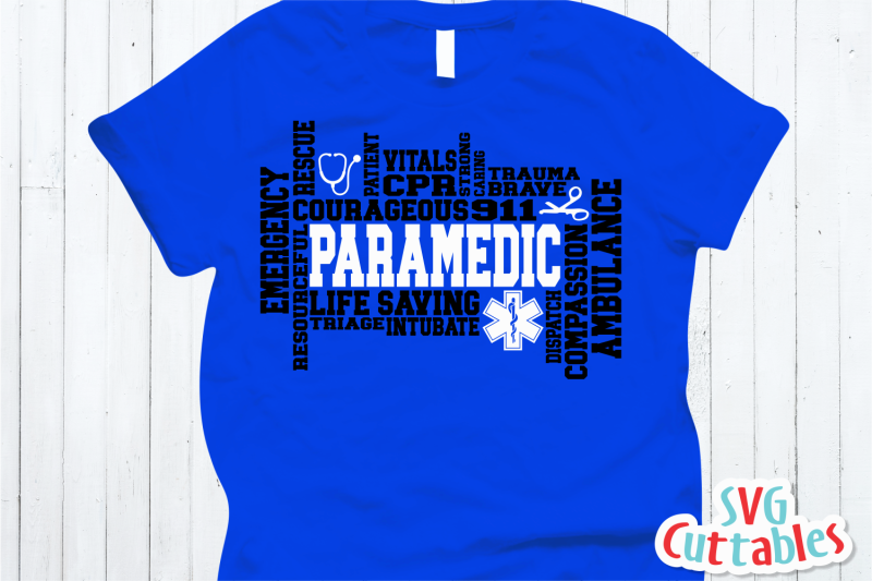 paramedic-word-art-cut-file