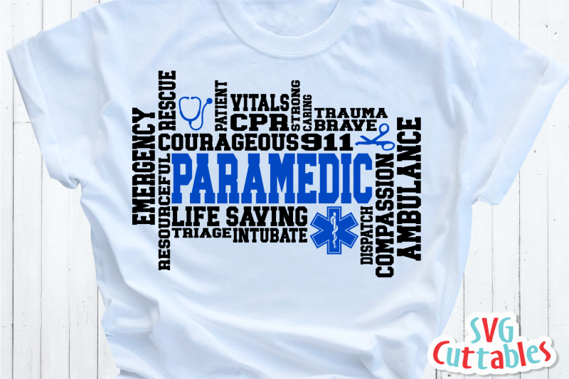 paramedic-word-art-cut-file