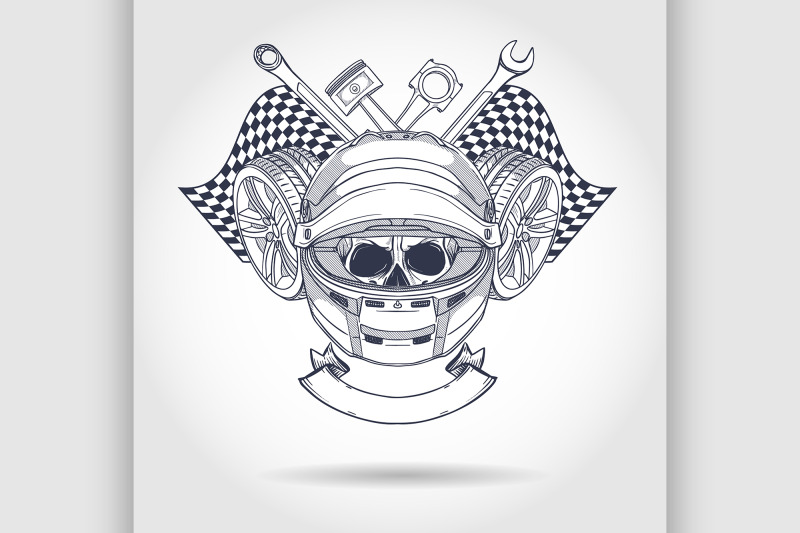 racer-skull-with-helmet