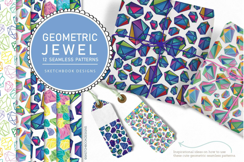 geometric-jewel-seamless-pattern-set