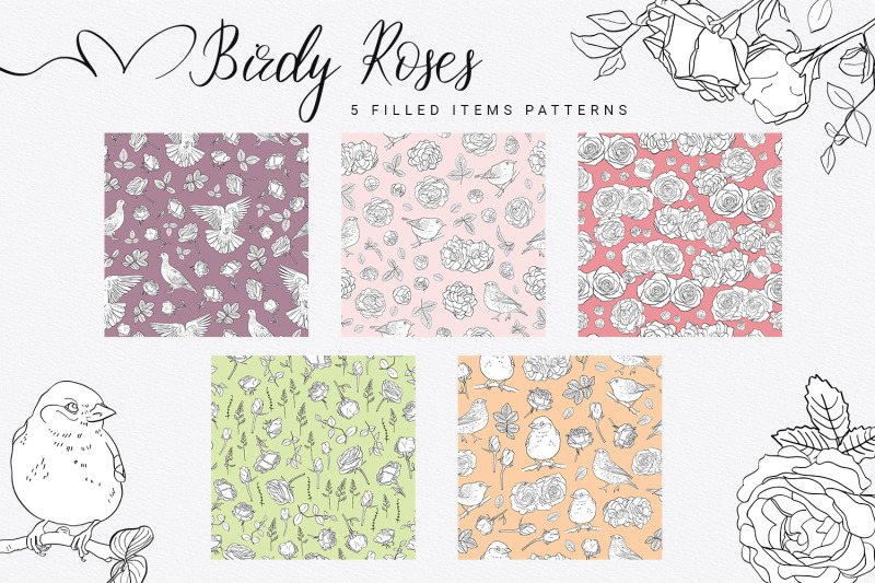 birdy-roses-collection