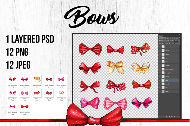 bows-and-ribbons-marker-clipart