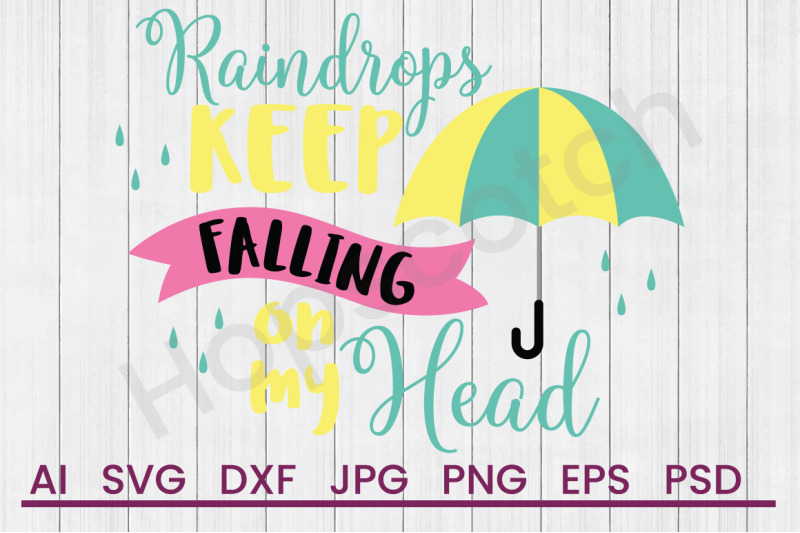 raindrops-falling-svg-file-dxf-file