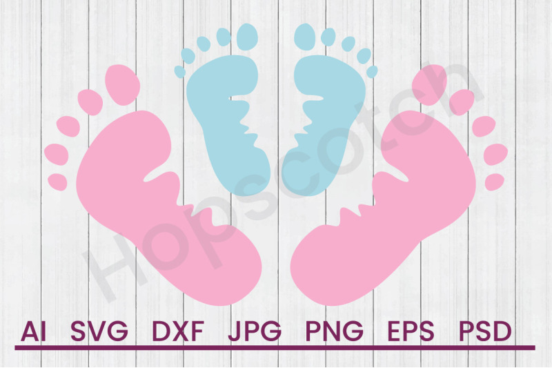 siblings-footprints-svg-file-dxf-file