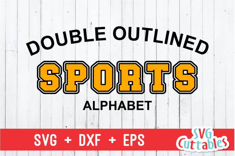 double-outlined-sport-alphabet-cut-file