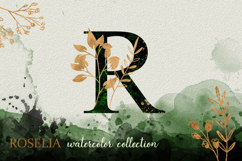 green-roselia-watercolor-collection