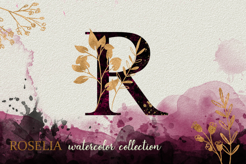 pink-roselia-watercolor-collection