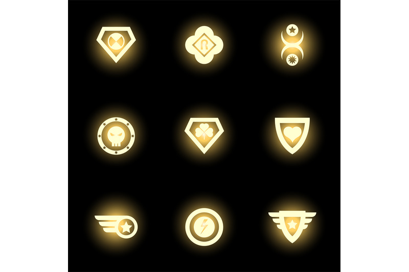superhero-emblem-logo-or-icons-on-black-backdrop